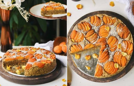 Фитнес-рецепт: легкий веганский абрикосовый пирог