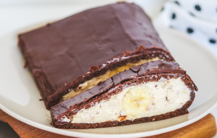 Фитнес-рецепт: Торт «Слеза слона» из шоколада, банана и творога