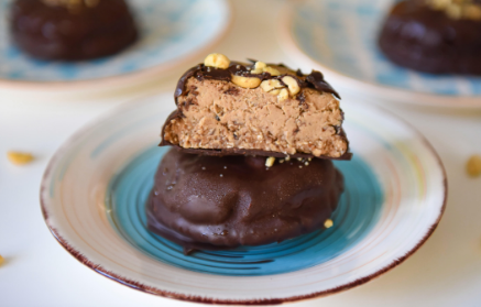 Фитнес Рецепт: Печенье Без Выпечки с Арахисовым кремом и Шоколадом