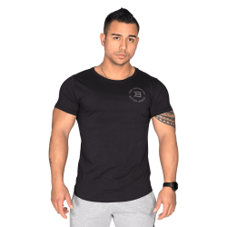 Wide Neck Tee Black - Better Bodies