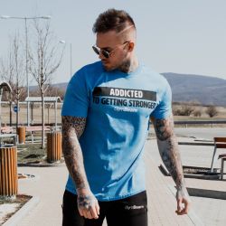 Футболка Addicted Sapphire - GymBeam