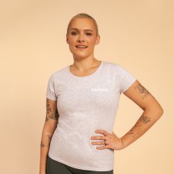 Women‘s T-shirt BeastPink Heather Grey - BeastPink