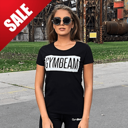 Box Logo Black White - GymBeam