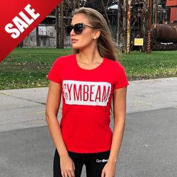 Box Logo Red White - GymBeam