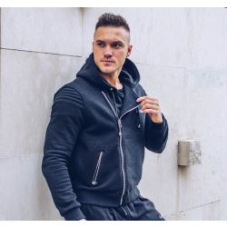 Men’s sweatshirt Flexin Black - GymBeam