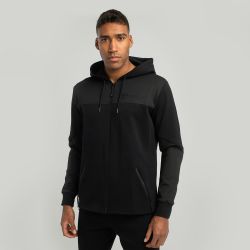 Essential Zip Up Hoodie black - STRIX