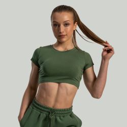 Women‘s Essential CropTop Cedar Green - STRIX