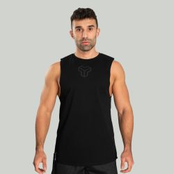Майка Essential Cut-Off Black - STRIX
