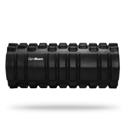 Массажный ролик Fitness Roller Black - GymBeam