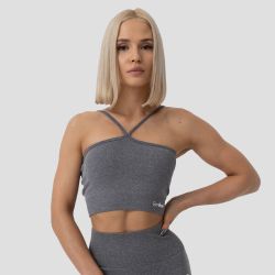 FLO Sports Halter Bra Grey - GymBeam