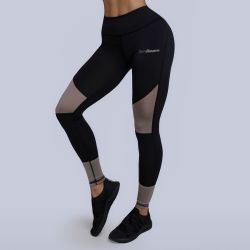 Женские леггинсы Black Silver - GymBeam