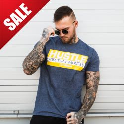 Футболка Hustle For That Muscle - GymBeam
