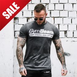 Футболка  Keep Strong Dark Heather - GymBeam