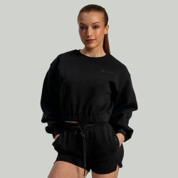 Women‘s Lunar Cropped Jumper Black - STRIX