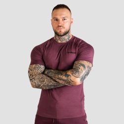 Men‘s Fitted TRN T-shirt Eggplant - GymBeam
