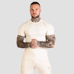 Men‘s Fitted TRN T-shirt Sand - GymBeam