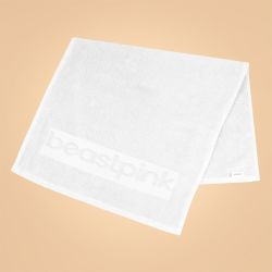 Mini Fitness Towel White - BeastPink