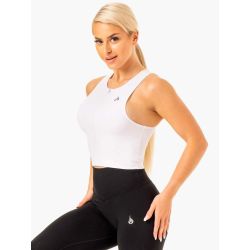 Tank top Zip Up Reflex White - Ryderwear