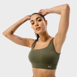 Sports bra Flux Khaki - SQUATWOLF