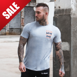 Футболка Start Doing Sports Grey - GymBeam