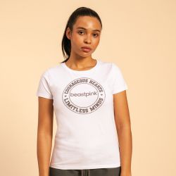 Women‘s Serenity T-shirt White - BeastPink