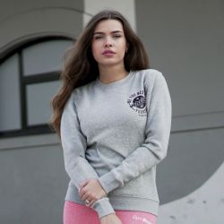Женская толстовка The Best Version Grey - GymBeam