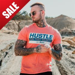 Футболка Hustle For That Muscle - GymBeam