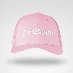 Mesh Panel Cap Baby Pink - GymBeam