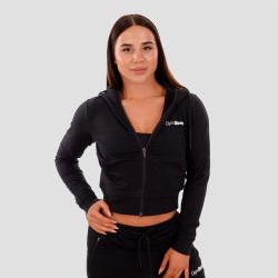Женская толстовка Zip-up TRN Black - GymBeam