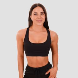 Спортивный топ Mesh Panel Black - GymBeam
