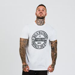 Футболка Walk In Strong White - GymBeam