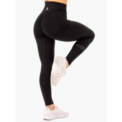 Women's leggings Knockout High Waisted Scrunch Black - Ryderwear