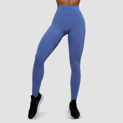 Women‘s FIT Leggings Steel Blue - GymBeam 