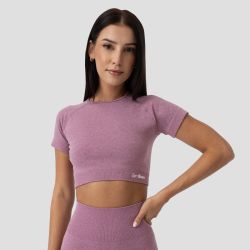 Women‘s FLO CropTop Violet - GymBeam
