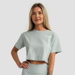 Women‘s Limitless Cropped T-shirt Eucalypt - GymBeam