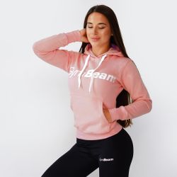 Women's Hoodie Athlete Powder Peach - GymBeam