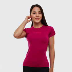 Womens-T-shirt-FIT-Burgundy-GymBeam