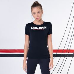 Women's T-shirt Preto Essentials black - LABELLAMAFIA