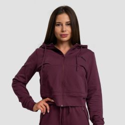 Женская толстовка Zip-up TRN баклажанова - GymBeam