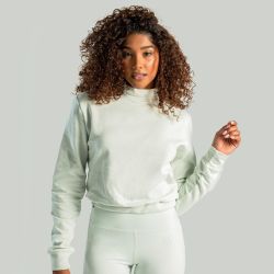 Women‘s Essential High neck jumper moon grey - STRIX